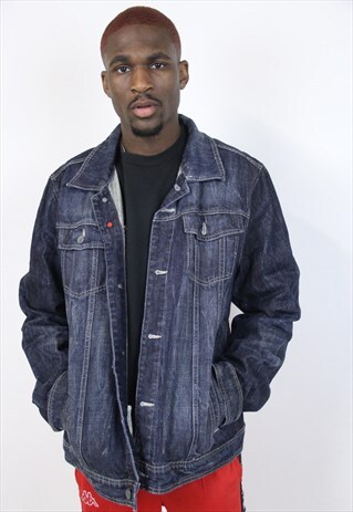 VINTAGE 90S DARK DENIM JACKET