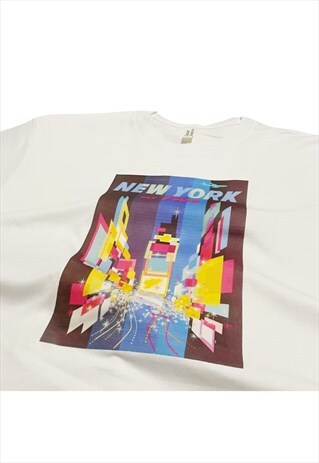 NEW YORK TIMES SQUARE TRAVEL POSTER T-SHIRT
