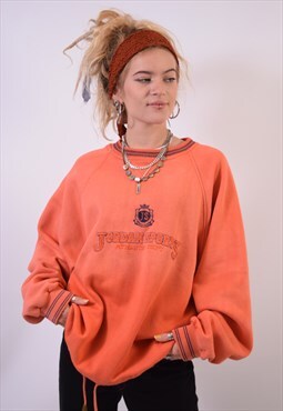 Vintage Sweatshirt Jumper Orange