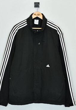 Vintage Adidas Coat Black XXLarge