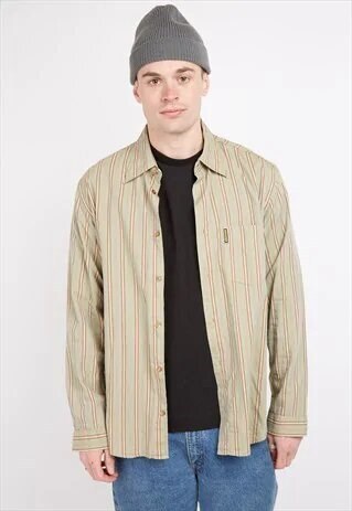 VINTAGE ARMANI JEANS STRIPED SHIRT