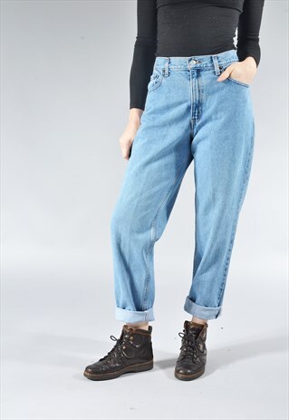 VINTAGE LEVI'S 550 MID BLUE MOM JEANS