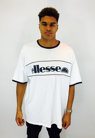 ELLESSE SPELL OUT OVERSIZED T SHIRT