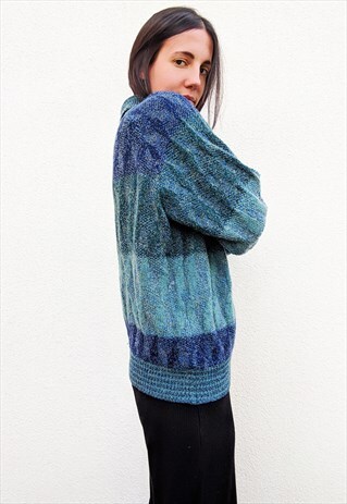 MISSONI VINTAGE PATTERNED KNIT JUMPER