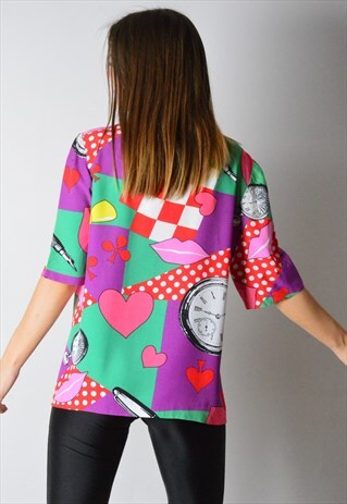 VINTAGE 90S COLOURFUL SHIRT