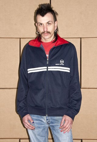 VINTAGE 90S SERGIO TACCHINI TRACKSUIT TOP JACKET