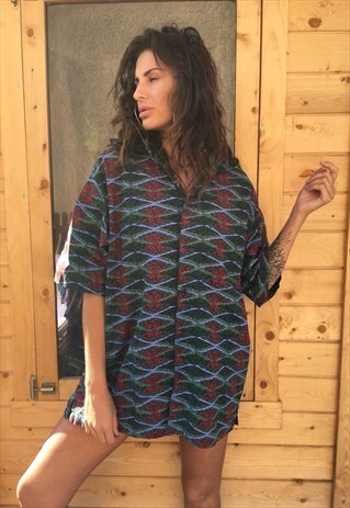 OVERSIZED RETRO 90S 80S VINTAGE UNISEX FESTIVAL SHIRT