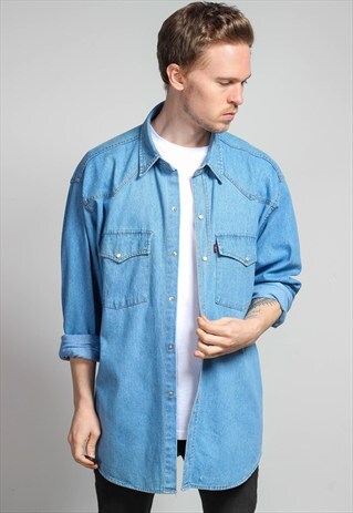 VINTAGE OVERSIZED LEVI'S DENIM SHIRT