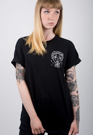 HANDS & KNIVES BLACK T-SHIRT