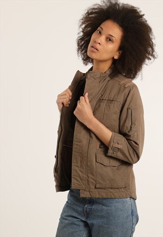 VINTAGE TOMMY HILFIGER CROPPED SLEEVE JACKET