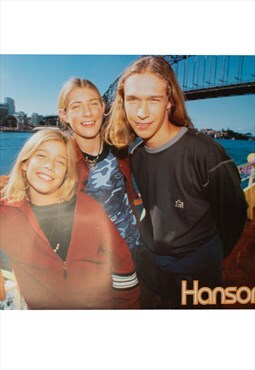Original Vintage HANSON Boy band 90s Deadstock Poster
