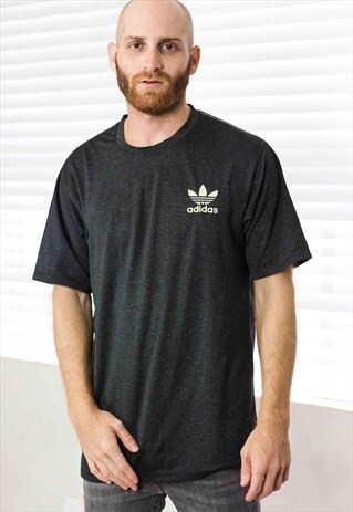 VINTAGE ADIDAS T-SHIRT LOGO 90S L 6.3