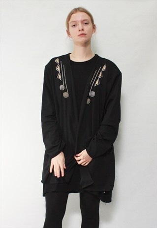 VINTAGE 90' BEAUTIFUL OVERSIZED UNISEX BLACK JACKET