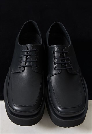MEN'S LACE-UP WHITE DERBY SHOES A VOL.2