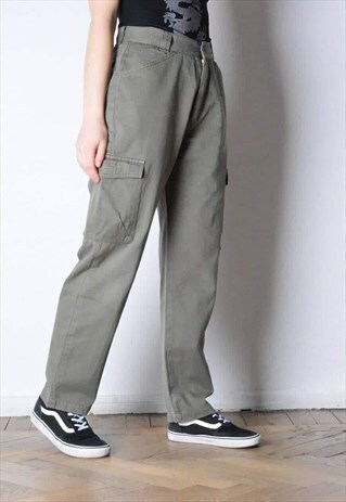 VINTAGE 90S KHAKI CARGO PANTS