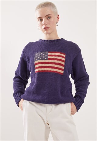VINTAGE RALPH LAUREN KNITTED JUMPER