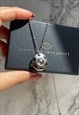 AUTHENTIC LOUIS VUITTON BUTTON PENDANT REWORKED NECKLACE