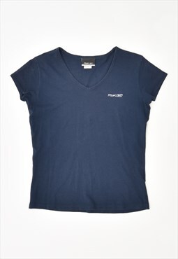 Vintage Reebok T-Shirt Top Navy Blue