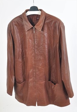 Vintage 90s real leather jacket