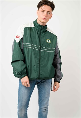 VINTAGE REEBOK NFL GREEN BAY PACKERS WINDBREAKER
