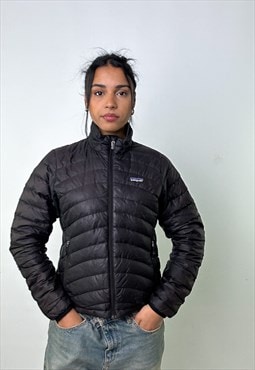 Black 90s Patagonia Puffer Jacket Coat