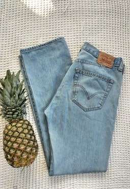 Vintage 90's Mid Rise Button Fly Straight Leg Levis
