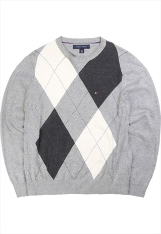 VINTAGE 90'S TOMMY HILFIGER JUMPER / SWEATER PREP CREWNECK