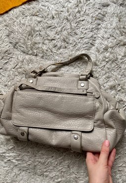 Vintage grey spacious handbag
