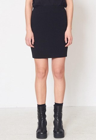 VINTAGE BLACK YESSICA MINI SKIRT
