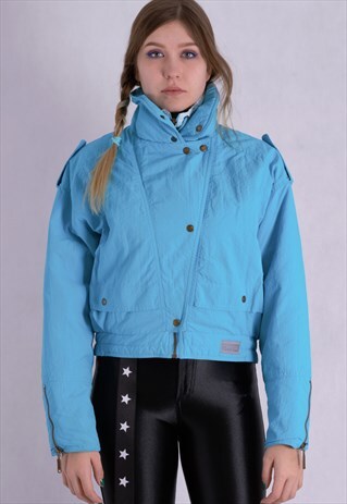 VINTAGE WOMEN'S GEOMETRIC SHAPE UNIQUE JACKET FROM THE 80S