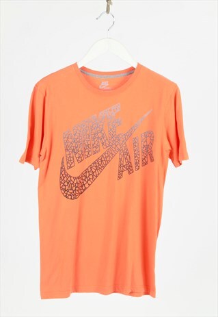 NIKE AIR SAFARI ORANGE SPELL OUT TSHIRT