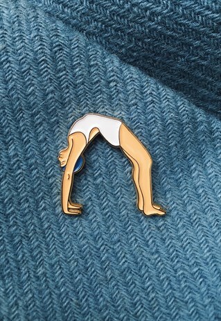 ENAMEL PIN BRIDGE POSE
