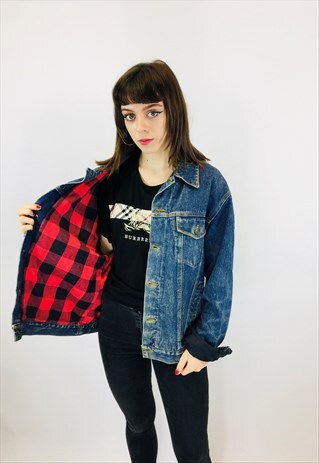 VINTAGE 80S OVERSIZED DENIM JACKET