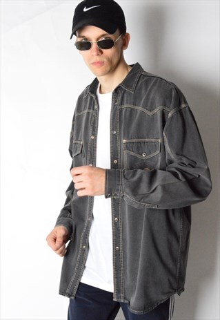 MARC O'POLO VINTAGE 90S GREY DENIM SHIRT