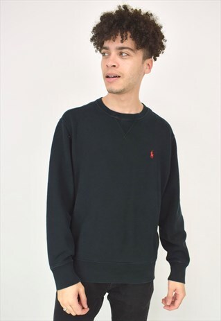 VINTAGE 90'S BLACK RALPH LAUREN SWEATSHIRT