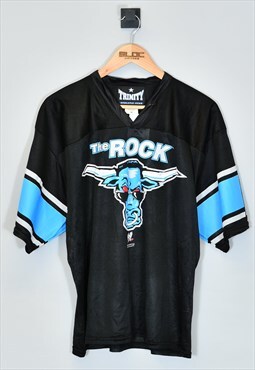 Vintage 2002 The Rock T-Shirt Black Medium