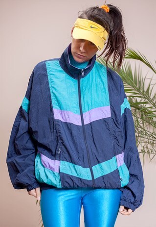 OLD SCHOOL D'N'B NYLON WINDBREAKER, TRACKSUIT JACKET