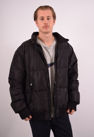 VINTAGE DIADORA PADDED JACKET BLACK