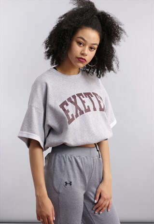VINTAGE CHAMPION REWORKED CROPPED SWEATSHIRT Z769
