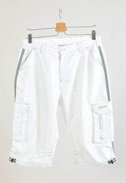 Vintage 00s cargo shorts in white