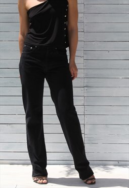 Mason's 90s/y2k deadstock dark grey dip dye details jeans
