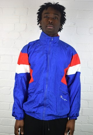 VINTAGE 90'S CHAMPION SHELL JACKET
