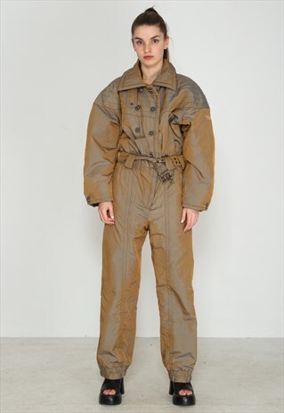 VINTAGE GOLD SNOWSUIT