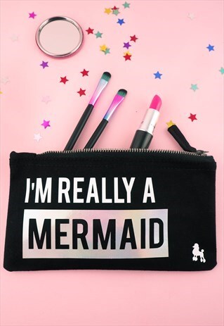 I'M REALLY A MERMAID MAKE UP BAG