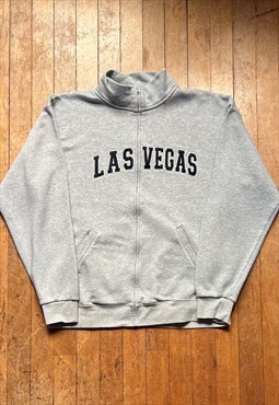 Las Vegas Grey Zip Up Sweatshirt
