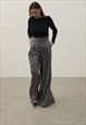 Grey palazzo pants