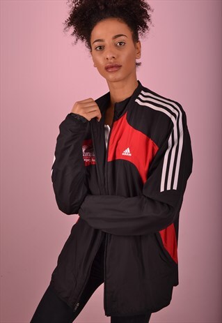 BLACK ADIDAS SHELL JACKET GTJ3512
