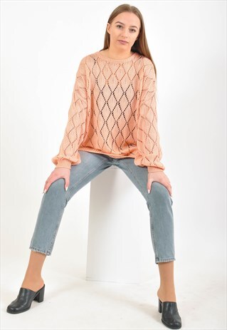 VINTAGE JUMPER IN PINK