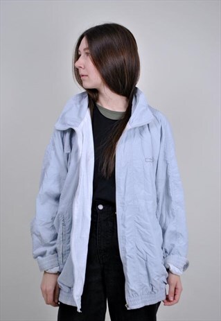 VINTAGE ELLESSE SPORT JACKET, BLUE WINDBREAKER