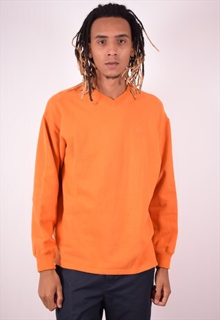 KAPPA MENS VINTAGE SWEATSHIRT JUMPER XL ORANGE 90S
